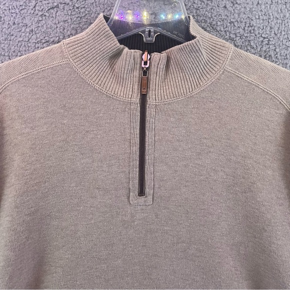 Tommy Bahama Men’s Mock Neck Sweater Extra Large Relax Quarter Zip Casual - Picture 2 of 11